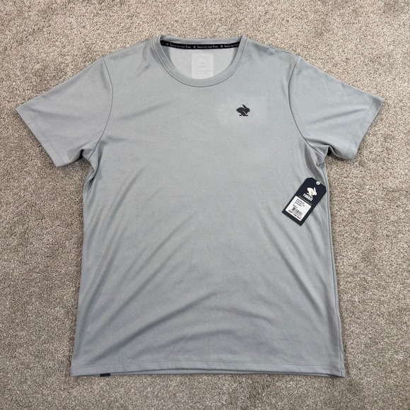 Rabbit Other - Rabbit Run Day Tee Quarry Mens L Gray Athletic Performance Running Shirt NWT